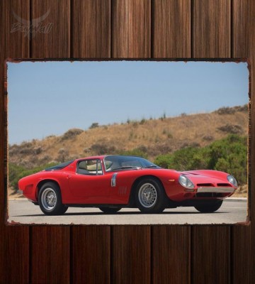 Металлическая табличка Bizzarrini 5300GT Strada